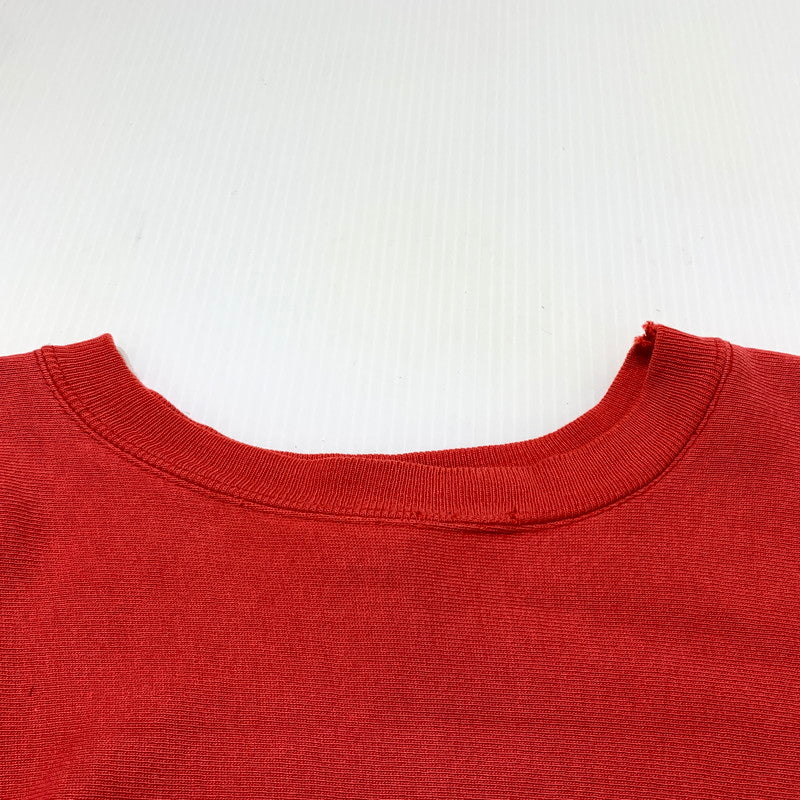 【中古品】【メンズ】 CHAMPION チャンピオン 80’s VINTAGE REVERSE WEAVE SWEAT 80年代 ヴィンテージ リバース ウィーブ スウェット 長袖 トップス トレーナー 目無し 145-260903-sa-13-teih サイズ：M カラー：レッド 万代Net店