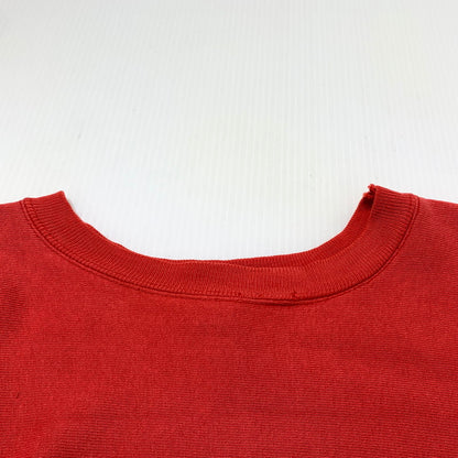 【中古品】【メンズ】 CHAMPION チャンピオン 80’s VINTAGE REVERSE WEAVE SWEAT 80年代 ヴィンテージ リバース ウィーブ スウェット 長袖 トップス トレーナー 目無し 145-260903-sa-13-teih サイズ：M カラー：レッド 万代Net店