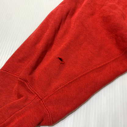 【中古品】【メンズ】 CHAMPION チャンピオン 80’s VINTAGE REVERSE WEAVE "UNIVERSITY" SWEAT 80年代 ヴィンテージ リバース ウィーブ ユニバーシティ スウェット 長袖 トレーナー 三段プリント 145-260903-sa-12-teih サイズ：M カラー：レッド 万代Net店