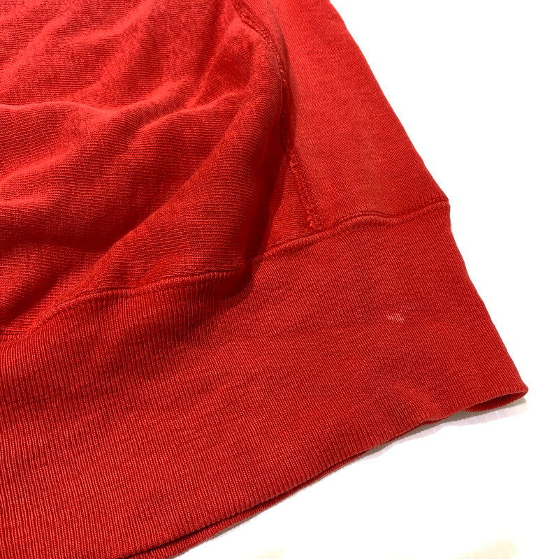 【中古品】【メンズ】 CHAMPION チャンピオン 80’s VINTAGE REVERSE WEAVE "UNIVERSITY" SWEAT 80年代 ヴィンテージ リバース ウィーブ ユニバーシティ スウェット 長袖 トレーナー 三段プリント 145-260903-sa-12-teih サイズ：M カラー：レッド 万代Net店