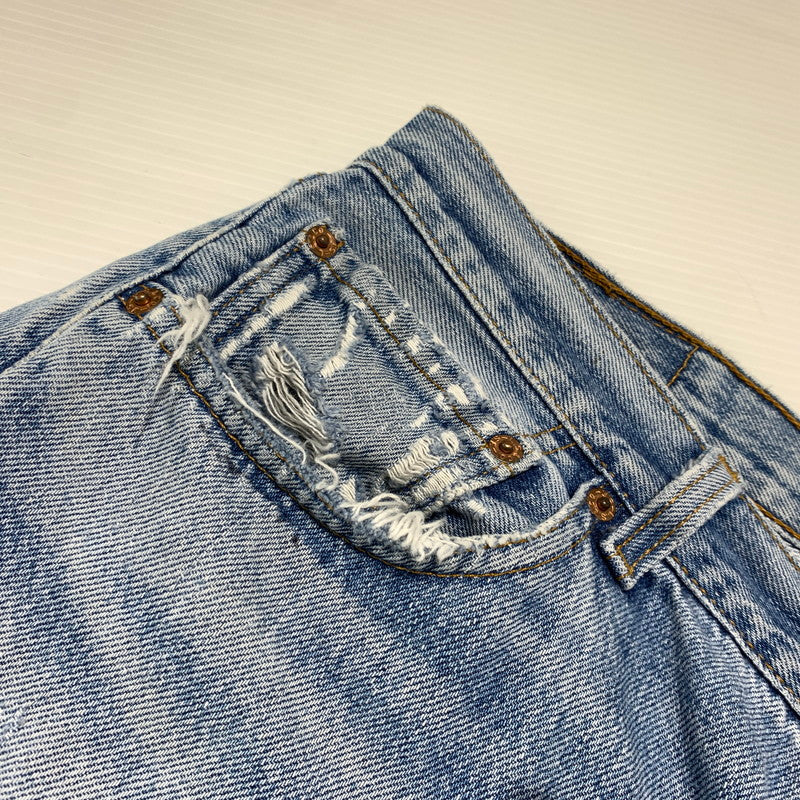 【現状渡し品】【メンズ】 Levi's リーバイス 90's 501 DENIM PANTS MADE IN USA 501-0114 90年代 デニムパンツ ボトムス ジーンズ USA製 156-260905-ko-03-teih サイズ：W34L30 カラー：インディゴ 万代Net店