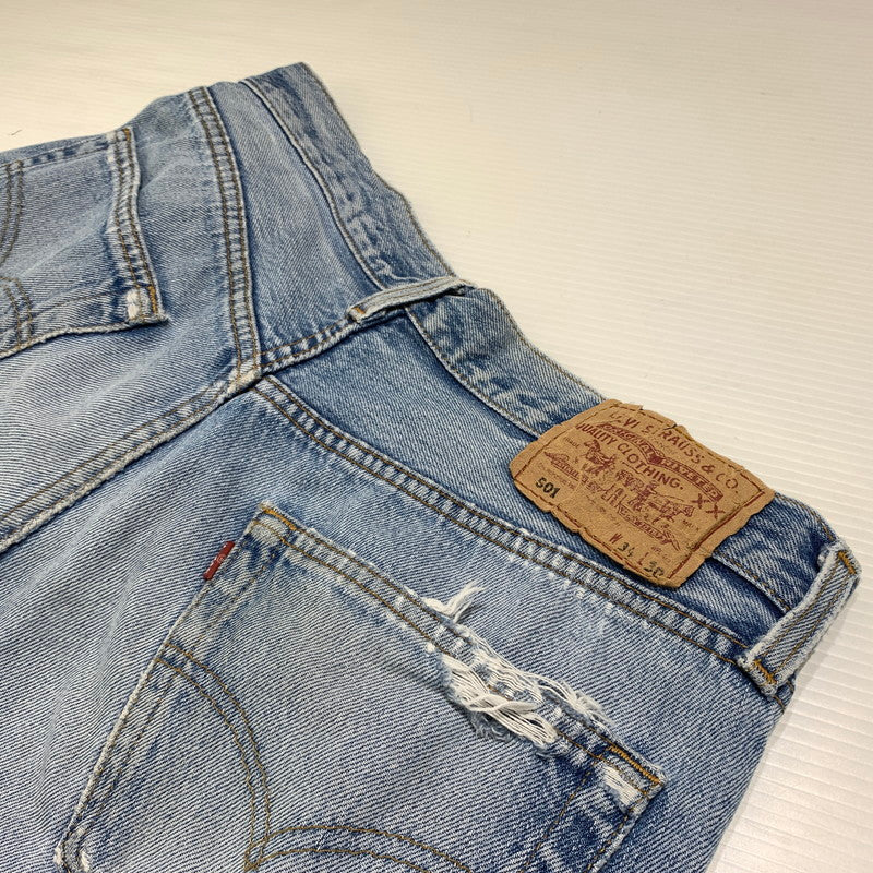 【現状渡し品】【メンズ】 Levi's リーバイス 90's 501 DENIM PANTS MADE IN USA 501-0114 90年代 デニムパンツ ボトムス ジーンズ USA製 156-260905-ko-03-teih サイズ：W34L30 カラー：インディゴ 万代Net店