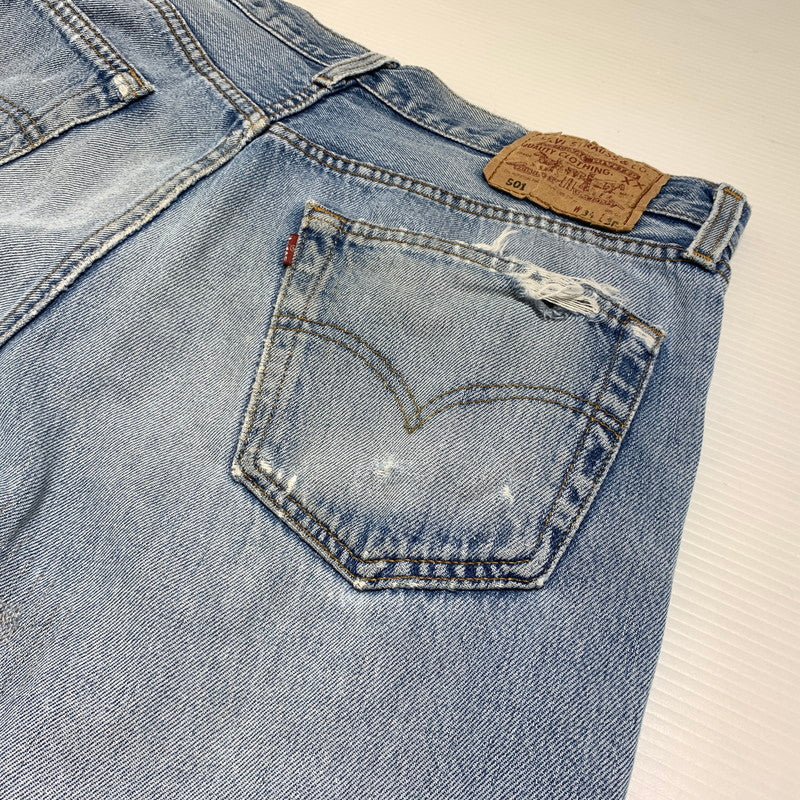 【現状渡し品】【メンズ】 Levi's リーバイス 90's 501 DENIM PANTS MADE IN USA 501-0114 90年代 デニムパンツ ボトムス ジーンズ USA製 156-260905-ko-03-teih サイズ：W34L30 カラー：インディゴ 万代Net店