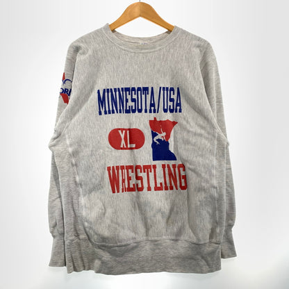 【中古品】【メンズ】 CHAMPION チャンピオン 90’s REVERSE WEAVE "MINNESOTA" SWEAT 90年代 リバース ウィーブ ミネソタ スウェット 長袖 トップス トレーナー 145-260903-sa-09-teih サイズ：L カラー：グレー 万代Net店