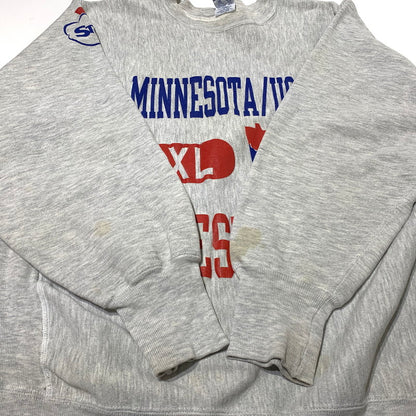 【中古品】【メンズ】 CHAMPION チャンピオン 90’s REVERSE WEAVE "MINNESOTA" SWEAT 90年代 リバース ウィーブ ミネソタ スウェット 長袖 トップス トレーナー 145-260903-sa-09-teih サイズ：L カラー：グレー 万代Net店