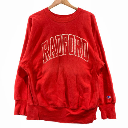 【中古品】【メンズ】 CHAMPION チャンピオン 80’s VINTAGE REVERSE WEAVE "RADFORD" SWEAT 80年代 ヴィンテージ リバース ウィーブ レッドフード スウェット 長袖 トップス トレーナー 145-260903-sa-14-teih サイズ：M カラー：レッド 万代Net店