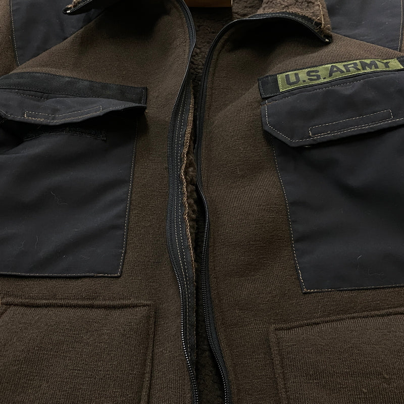 【中古品】【メンズ】 US.ARMY アメリカ軍 PILE JACKET BARE JACKET GEN1 8415-01-228-1356 パイル ジャケット ベアージャケット アウター 145-260906-sa-10-teih サイズ：44 カラー：ブラウン 万代Net店