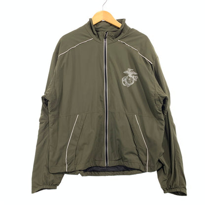 【中古品】【メンズ】 NEW BALANCE ニューバランス NYLON JACKET M485000 ナイロン ジャケット アウター 148-260903-sa-05-teih サイズ：L カラー：カーキ 万代Net店
