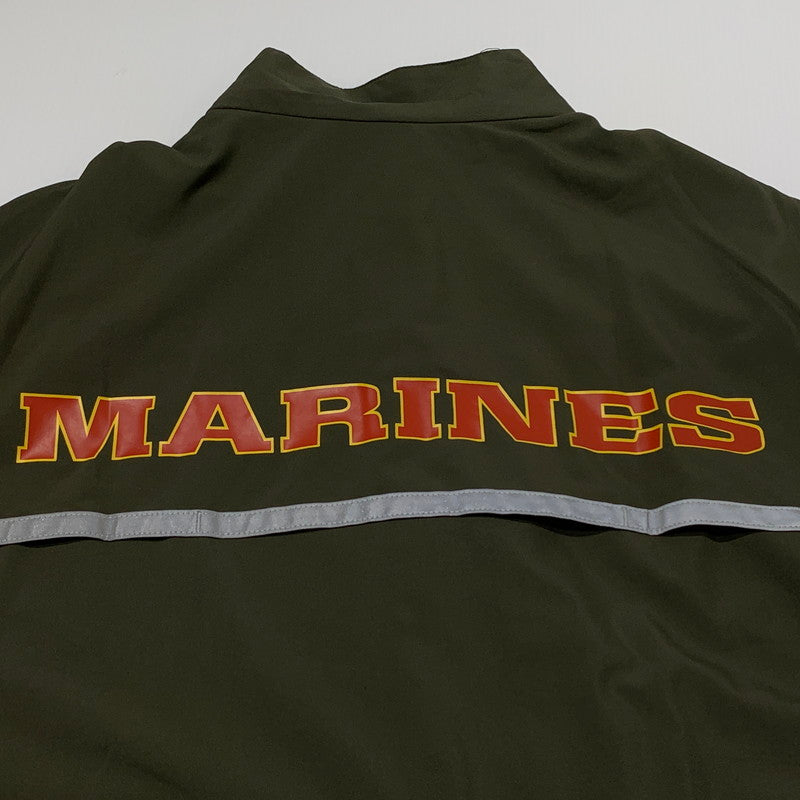 【中古品】【メンズ】 NEW BALANCE ニューバランス NYLON JACKET M485000 ナイロン ジャケット アウター 148-260903-sa-05-teih サイズ：L カラー：カーキ 万代Net店