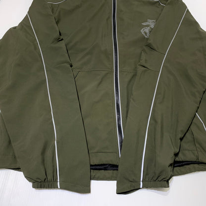 【中古品】【メンズ】 NEW BALANCE ニューバランス NYLON JACKET M485000 ナイロン ジャケット アウター 148-260903-sa-05-teih サイズ：L カラー：カーキ 万代Net店