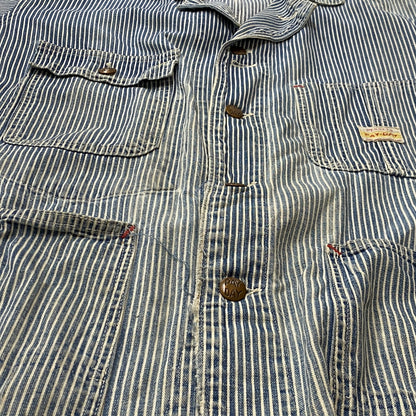 【ジャンク品】【メンズ】 PAYDAY ペイデイ 50’s VINTAGE COVERALL 50年代 ヴィンテージ カバーオール 長袖 トップス 145-260906-sa-15-teih サイズ：不明 カラー：ストライプ 万代Net店