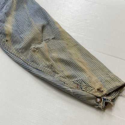【ジャンク品】【メンズ】 PAYDAY ペイデイ 50’s VINTAGE COVERALL 50年代 ヴィンテージ カバーオール 長袖 トップス 145-260906-sa-15-teih サイズ：不明 カラー：ストライプ 万代Net店