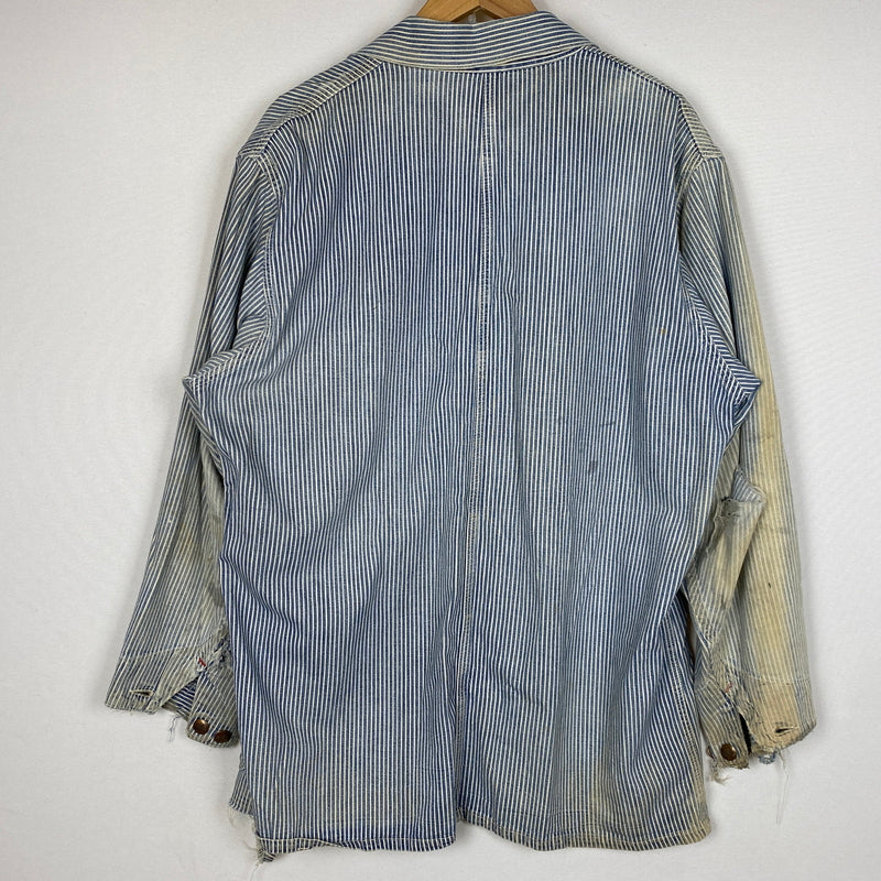 【ジャンク品】【メンズ】 PAYDAY ペイデイ 50’s VINTAGE COVERALL 50年代 ヴィンテージ カバーオール 長袖 トップス 145-260906-sa-15-teih サイズ：不明 カラー：ストライプ 万代Net店