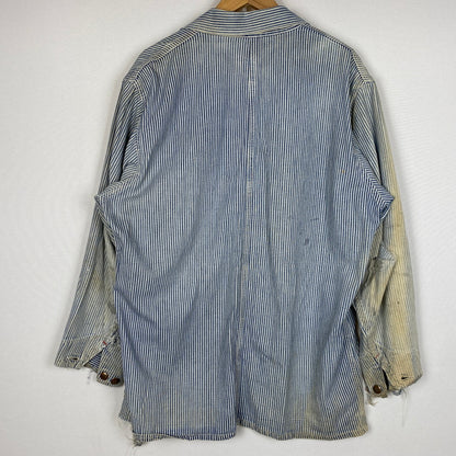 【ジャンク品】【メンズ】 PAYDAY ペイデイ 50’s VINTAGE COVERALL 50年代 ヴィンテージ カバーオール 長袖 トップス 145-260906-sa-15-teih サイズ：不明 カラー：ストライプ 万代Net店