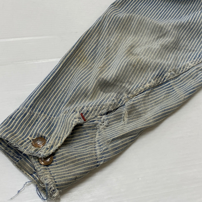 【ジャンク品】【メンズ】 PAYDAY ペイデイ 50’s VINTAGE COVERALL 50年代 ヴィンテージ カバーオール 長袖 トップス 145-260906-sa-15-teih サイズ：不明 カラー：ストライプ 万代Net店