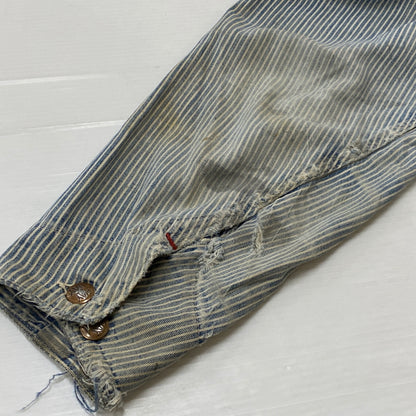 【ジャンク品】【メンズ】 PAYDAY ペイデイ 50’s VINTAGE COVERALL 50年代 ヴィンテージ カバーオール 長袖 トップス 145-260906-sa-15-teih サイズ：不明 カラー：ストライプ 万代Net店