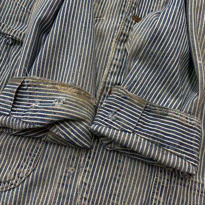 【ジャンク品】【メンズ】 PAYDAY ペイデイ 50’s VINTAGE COVERALL 50年代 ヴィンテージ カバーオール 長袖 トップス 145-260906-sa-15-teih サイズ：不明 カラー：ストライプ 万代Net店