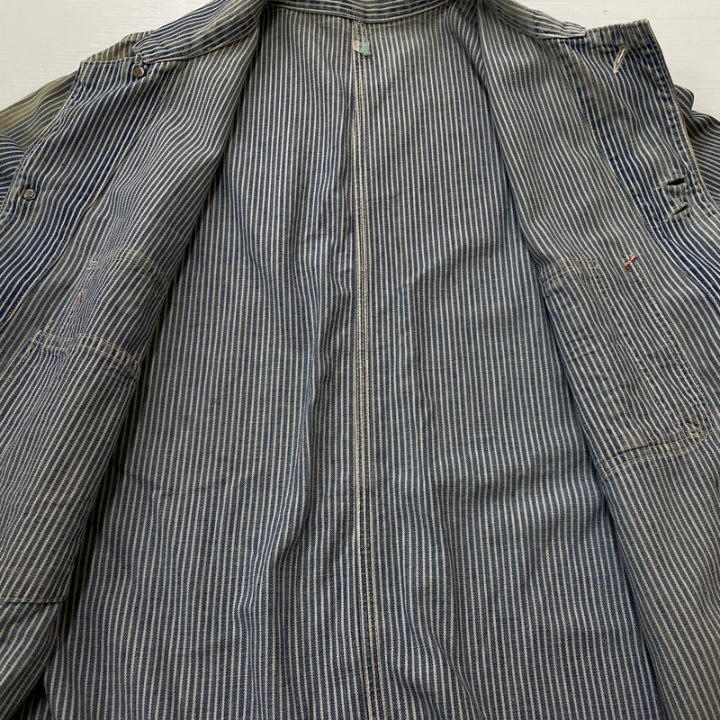 【ジャンク品】【メンズ】 PAYDAY ペイデイ 50’s VINTAGE COVERALL 50年代 ヴィンテージ カバーオール 長袖 トップス 145-260906-sa-15-teih サイズ：不明 カラー：ストライプ 万代Net店