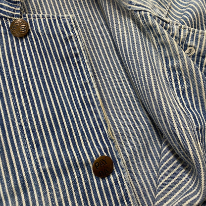 【ジャンク品】【メンズ】 PAYDAY ペイデイ 50’s VINTAGE COVERALL 50年代 ヴィンテージ カバーオール 長袖 トップス 145-260906-sa-15-teih サイズ：不明 カラー：ストライプ 万代Net店
