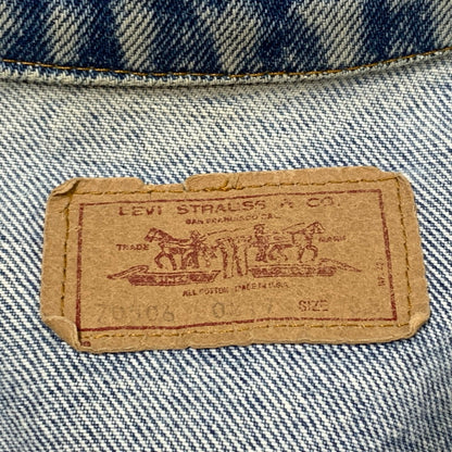 【中古品】【メンズ】 LEVI'S リーバイス 80’s VINTAGE DENIM JACKET 527 70506-0217 80年代 ヴィンテージ デニム ジャケット アウター 145-260903-sa-04-teih サイズ：38 カラー：インディゴ 万代Net店