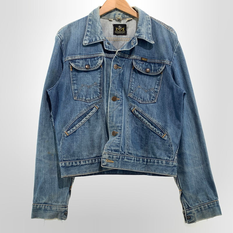【現状渡し品】【メンズ】 MAVERICK マーヴェリック 70’s VINTAGE DENIM JACKET 70年代 ヴィンテージ デニム ジャケット アウター 145-260903-sa-03-teih サイズ：40 カラー：インディゴ 万代Net店