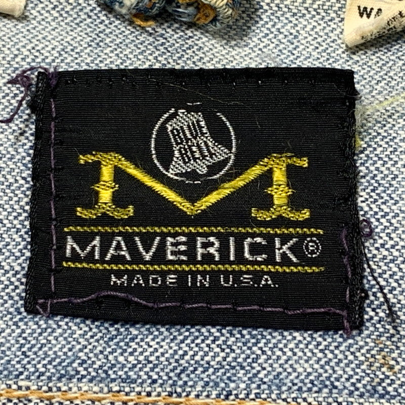 【現状渡し品】【メンズ】 MAVERICK マーヴェリック 70’s VINTAGE DENIM JACKET 70年代 ヴィンテージ デニム ジャケット アウター 145-260903-sa-03-teih サイズ：40 カラー：インディゴ 万代Net店