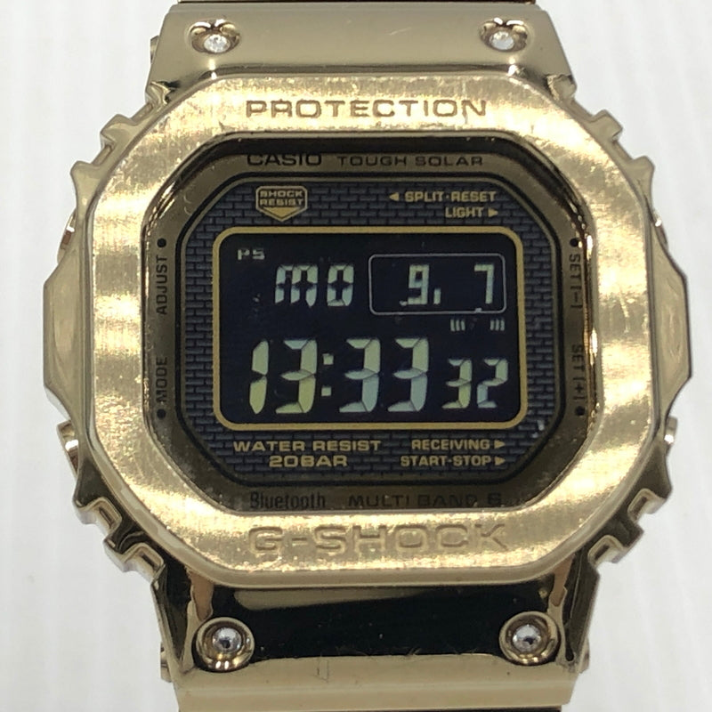 【現状渡し品】【メンズ】 CASIO カシオ G-SHOCK FULL METAL 5000 SERIES DIGITAL WRISTWATCH WATCH GMW-B5000GD-9JF ジーショック フル メタル 5000 シリーズ デジタル 腕時計 時計 196-260907-sa-09-teih カラー：ゴールド 万代Net店