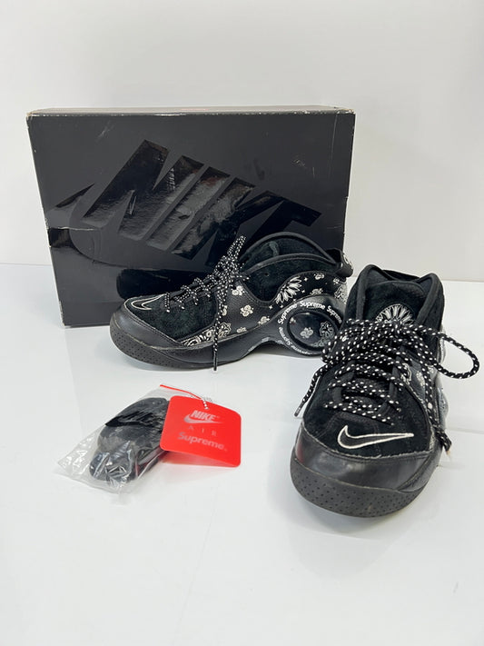 【中古品】【レディース】 NIKE ナイキ × SUPREME シュプリーム DJ8604-001 AIRZOOM FIGHT 95 SP エア ズーム フライト 靴 スニーカー 160-260924-AS-22-hon サイズ：24cm US6 カラー：BLACK/WHITE 万代Net店