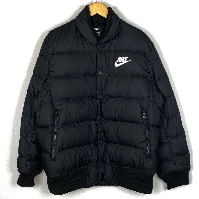 【中古品】【メンズ】 NIKE ナイキ NSW DOWN FILL BOMBR 928820-010 ナイキスポーツウェアライン ダウン フィル ボンバー アウター 148-260906-sa-14-teih サイズ：L カラー：ブラック 万代Net店