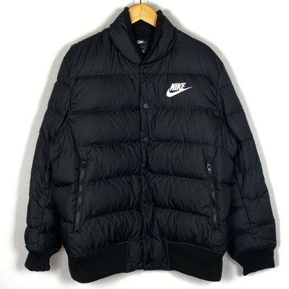 【中古品】【メンズ】 NIKE ナイキ NSW DOWN FILL BOMBR 928820-010 ナイキスポーツウェアライン ダウン フィル ボンバー アウター 148-260906-sa-14-teih サイズ：L カラー：ブラック 万代Net店
