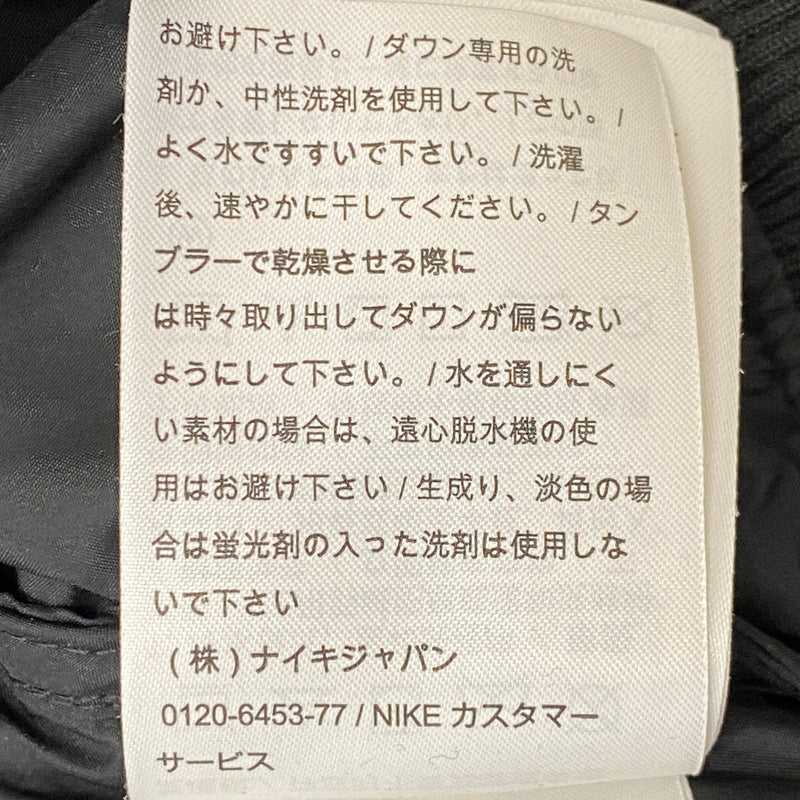 【中古品】【メンズ】 NIKE ナイキ NSW DOWN FILL BOMBR 928820-010 ナイキスポーツウェアライン ダウン フィル ボンバー アウター 148-260906-sa-14-teih サイズ：L カラー：ブラック 万代Net店