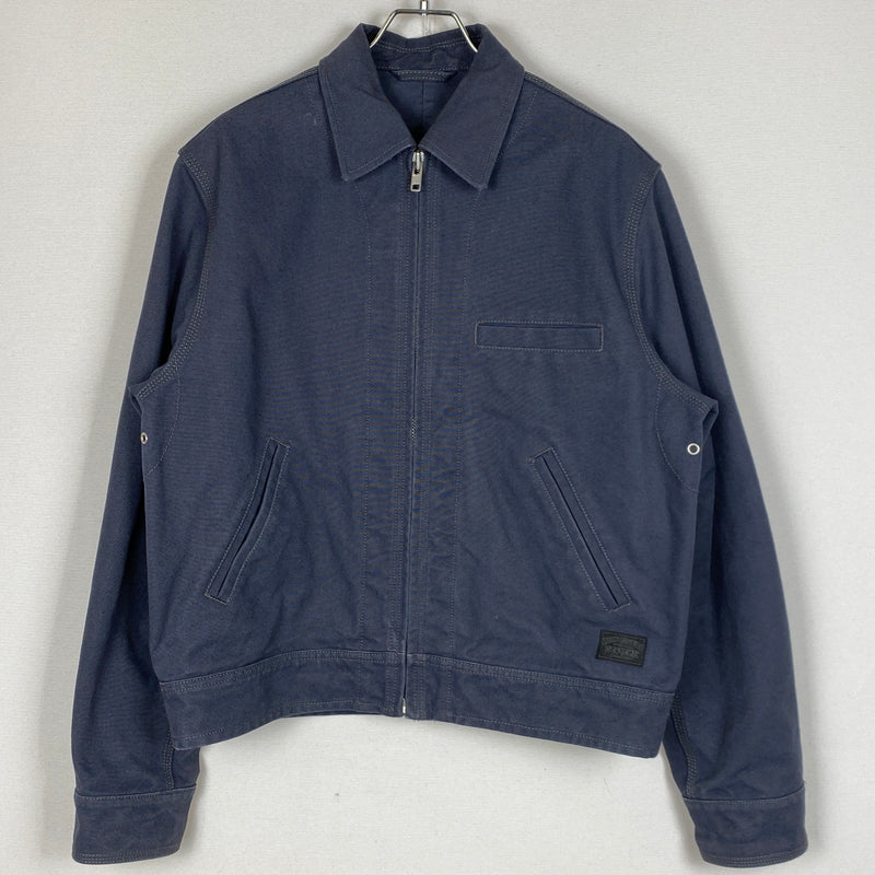 【中古品】【メンズ】 STUSSY ステューシー WORK JACKET COLLARED 115898 ワーク ジャケット カラード アウター 142-260906-sa-13-teih サイズ：S カラー：ネイビー 万代Net店