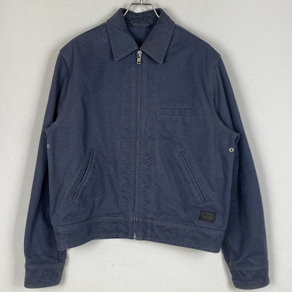 【中古品】【メンズ】 STUSSY ステューシー WORK JACKET COLLARED 115898 ワーク ジャケット カラード アウター 142-260906-sa-13-teih サイズ：S カラー：ネイビー 万代Net店