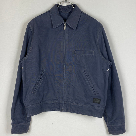 【中古品】【メンズ】 STUSSY ステューシー WORK JACKET COLLARED 115898 ワーク ジャケット カラード アウター 142-260906-sa-13-teih サイズ：S カラー：ネイビー 万代Net店
