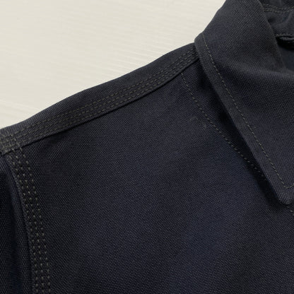 【中古品】【メンズ】 STUSSY ステューシー WORK JACKET COLLARED 115898 ワーク ジャケット カラード アウター 142-260906-sa-13-teih サイズ：S カラー：ネイビー 万代Net店