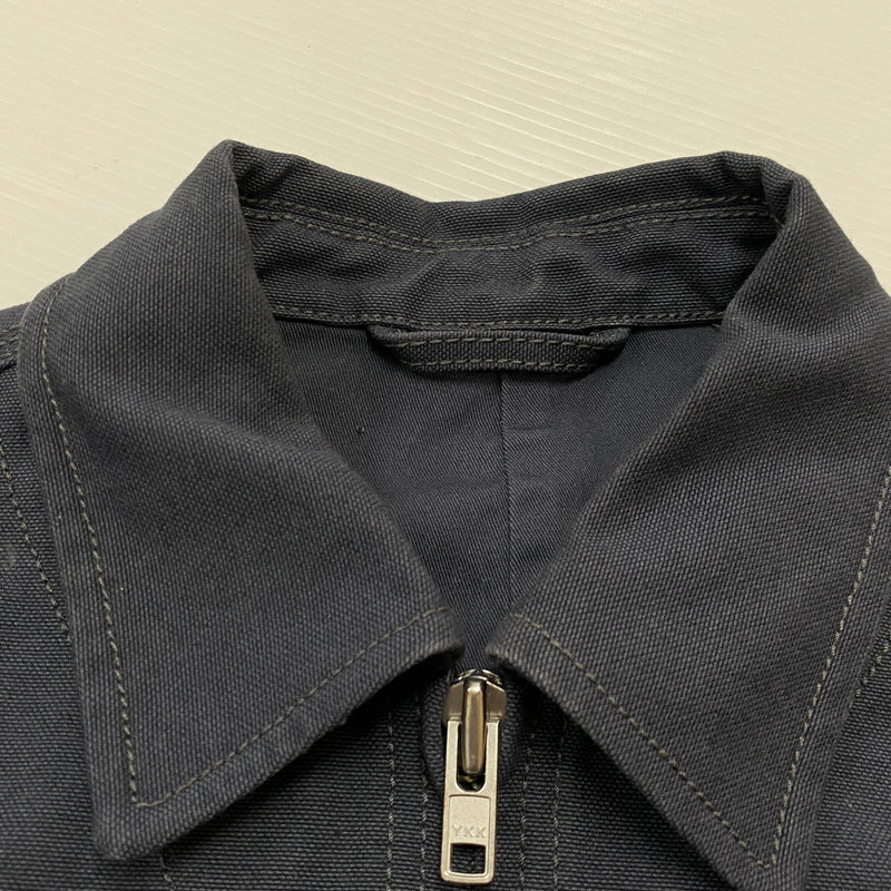 【中古品】【メンズ】 STUSSY ステューシー WORK JACKET COLLARED 115898 ワーク ジャケット カラード アウター 142-260906-sa-13-teih サイズ：S カラー：ネイビー 万代Net店