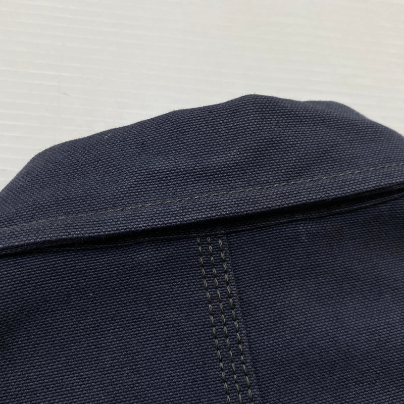 【中古品】【メンズ】 STUSSY ステューシー WORK JACKET COLLARED 115898 ワーク ジャケット カラード アウター 142-260906-sa-13-teih サイズ：S カラー：ネイビー 万代Net店