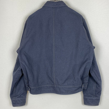 【中古品】【メンズ】 STUSSY ステューシー WORK JACKET COLLARED 115898 ワーク ジャケット カラード アウター 142-260906-sa-13-teih サイズ：S カラー：ネイビー 万代Net店