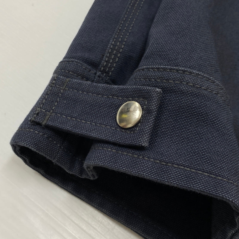 【中古品】【メンズ】 STUSSY ステューシー WORK JACKET COLLARED 115898 ワーク ジャケット カラード アウター 142-260906-sa-13-teih サイズ：S カラー：ネイビー 万代Net店