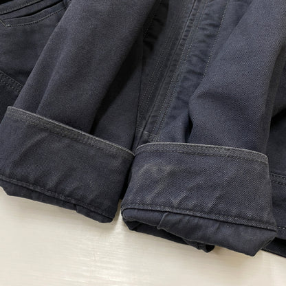 【中古品】【メンズ】 STUSSY ステューシー WORK JACKET COLLARED 115898 ワーク ジャケット カラード アウター 142-260906-sa-13-teih サイズ：S カラー：ネイビー 万代Net店