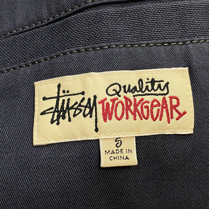 【中古品】【メンズ】 STUSSY ステューシー WORK JACKET COLLARED 115898 ワーク ジャケット カラード アウター 142-260906-sa-13-teih サイズ：S カラー：ネイビー 万代Net店