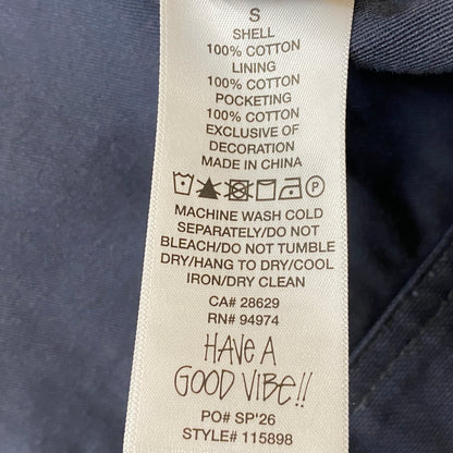 【中古品】【メンズ】 STUSSY ステューシー WORK JACKET COLLARED 115898 ワーク ジャケット カラード アウター 142-260906-sa-13-teih サイズ：S カラー：ネイビー 万代Net店