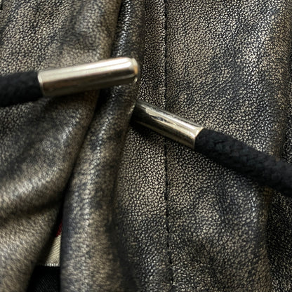 【中古品】【メンズ】 STUSSY ステューシー WORK JACKET STONEWASH LEATHER 115755 ワーク ジャケット ストーンウォッシュ レザー アウター 142-260906-sa-11-teih サイズ：M カラー：ブラック 万代Net店