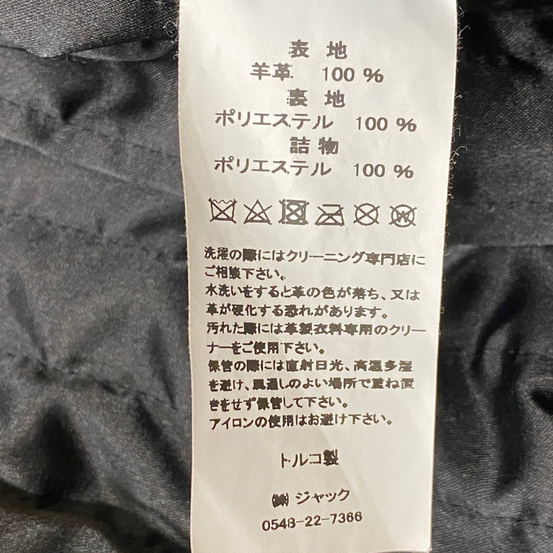 【中古品】【メンズ】 STUSSY ステューシー WORK JACKET STONEWASH LEATHER 115755 ワーク ジャケット ストーンウォッシュ レザー アウター 142-260906-sa-11-teih サイズ：M カラー：ブラック 万代Net店