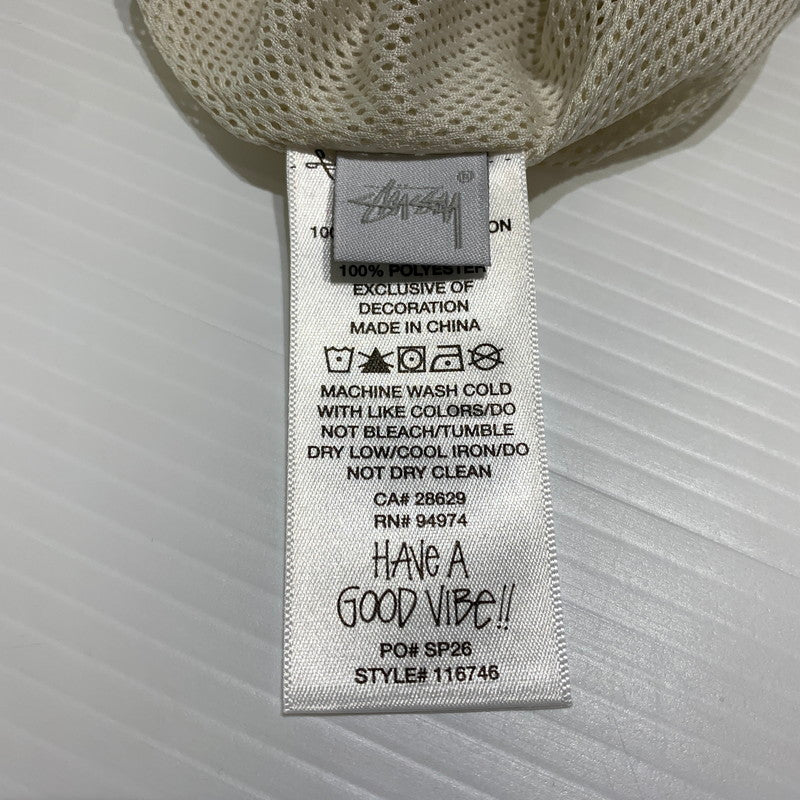 【中古品】【メンズ】 STUSSY ステューシー NYLON TRACK PANT 116746 ナイロン トラックパンツ ボトムス イージーパンツ 153-260905-ko-01-teih サイズ：M カラー：ホワイト系/アイボリー系 万代Net店