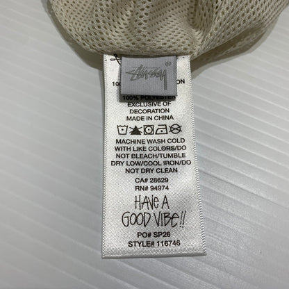 【中古品】【メンズ】 STUSSY ステューシー NYLON TRACK PANT 116746 ナイロン トラックパンツ ボトムス イージーパンツ 153-260905-ko-01-teih サイズ：M カラー：ホワイト系/アイボリー系 万代Net店