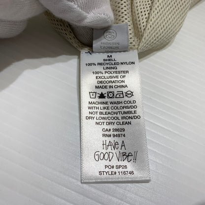 【中古品】【メンズ】 STUSSY ステューシー NYLON TRACK PANT 116746 ナイロン トラックパンツ ボトムス イージーパンツ 153-260905-ko-01-teih サイズ：M カラー：ホワイト系/アイボリー系 万代Net店