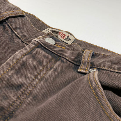 【中古品】【メンズ】 STUSSY ステューシー BIG OL JEAN DENIM 116750 ビッグ デニムパンツ ボトムス ジーンズ 153-260905-ko-02-teih サイズ：30 カラー：ブラウン 万代Net店