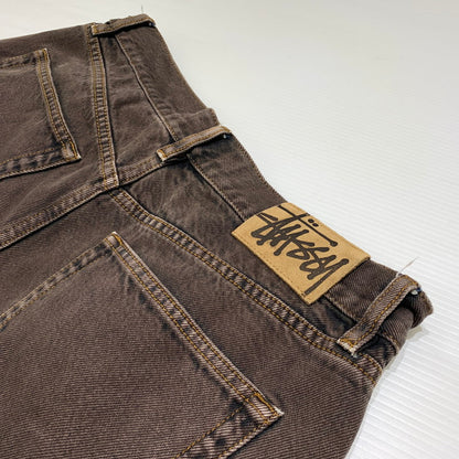 【中古品】【メンズ】 STUSSY ステューシー BIG OL JEAN DENIM 116750 ビッグ デニムパンツ ボトムス ジーンズ 153-260905-ko-02-teih サイズ：30 カラー：ブラウン 万代Net店