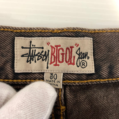 【中古品】【メンズ】 STUSSY ステューシー BIG OL JEAN DENIM 116750 ビッグ デニムパンツ ボトムス ジーンズ 153-260905-ko-02-teih サイズ：30 カラー：ブラウン 万代Net店